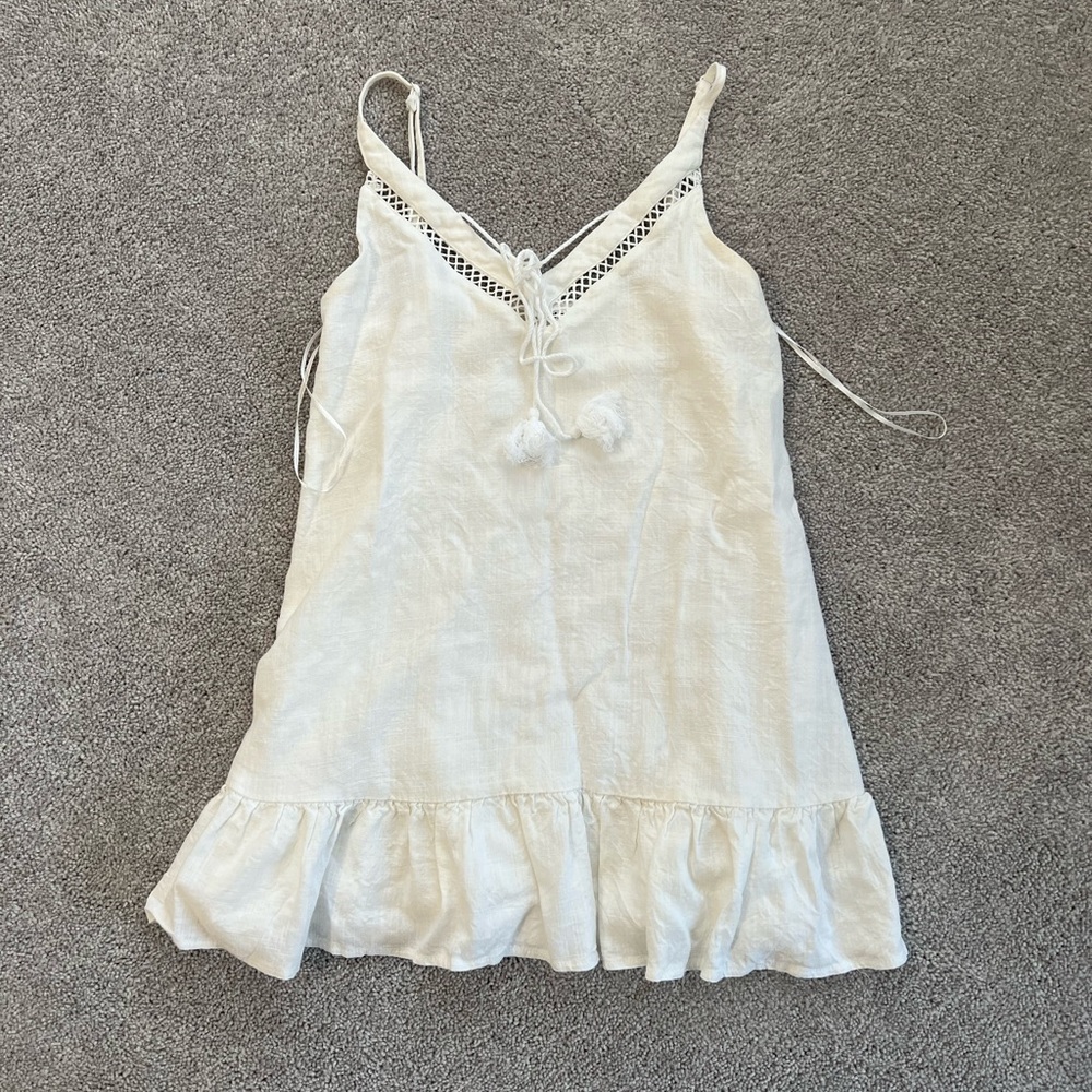 White Mini Dress - Picture 2 of 7